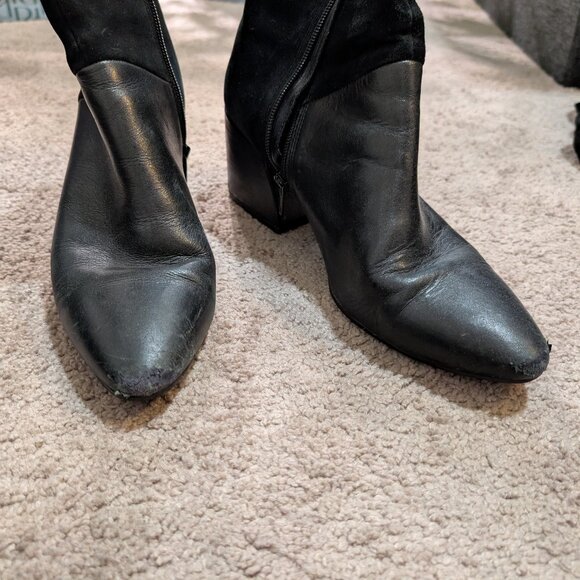 Vagabond Black Ankle Boots - Picture 6 of 7